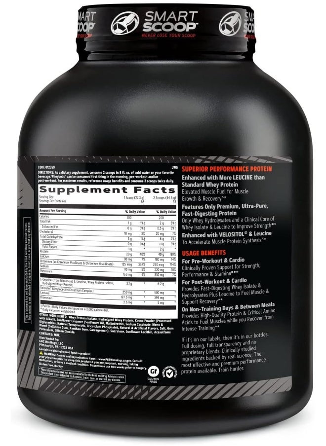GNC AMP Wheybolic Chocolate Fudge  - Image 2