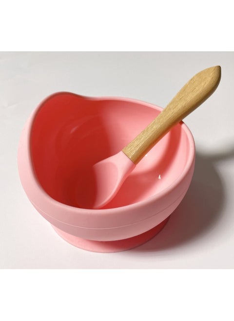 New Anti Drop Silicone Suction Cup Baby Bowl