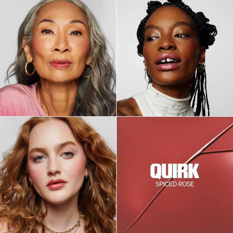 Milk Makeup Lip + Cheek Stick â€“ Buildable Cream Blush + Lip Color w/Hydrating Mango Butter + Avocado Oil for a Natural Flush â€“ Long-Lasting, Multiuse, Vegan Formula â€“ Quirk (Spiced Rose), 0.21 oz - Image 4