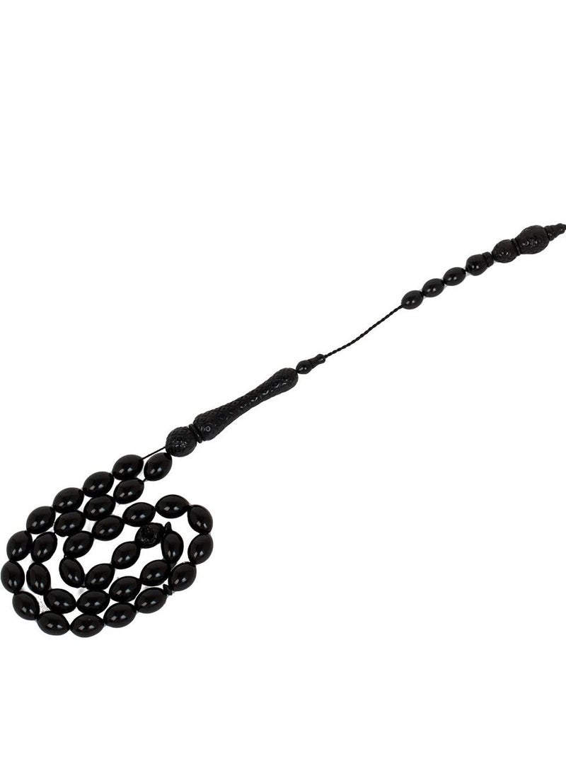 RS Black acrylic rosary  - Image 1