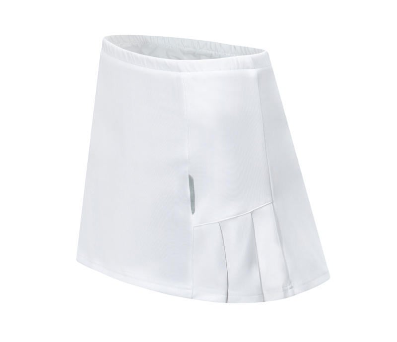 Generic Slim Fit Quick Dry Breathable Sweat Absorbent Fitness Sports Top Comfortable Unisex Tennis Clothing Running Exercise Gear 3906 white culottes 