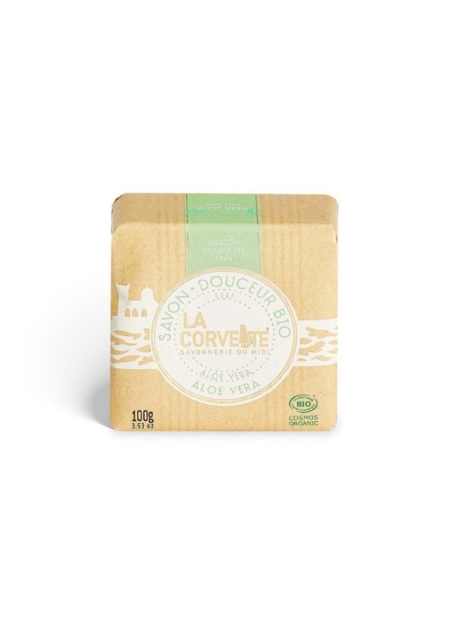 La Corvette - LaCourve Organic Aloe Vera Soap - French Excellence with Natural Hydration (100g) - Image 1