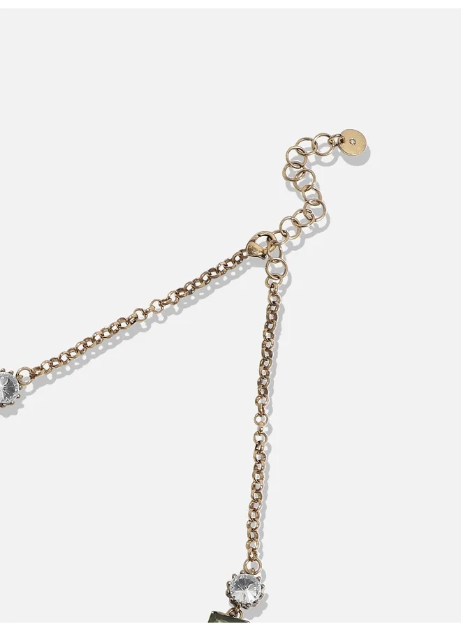 SOHI Designer Statement Stone Necklace