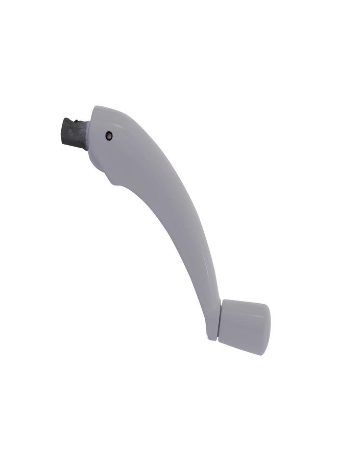 Brixwell Folding Handle G2 for Roto Pro Drive Operators 5/16" Hex End, Die Cast Material, 3-1/2" Length, White Finish,Sliding Window Handle,Security Window Handle - Image 1