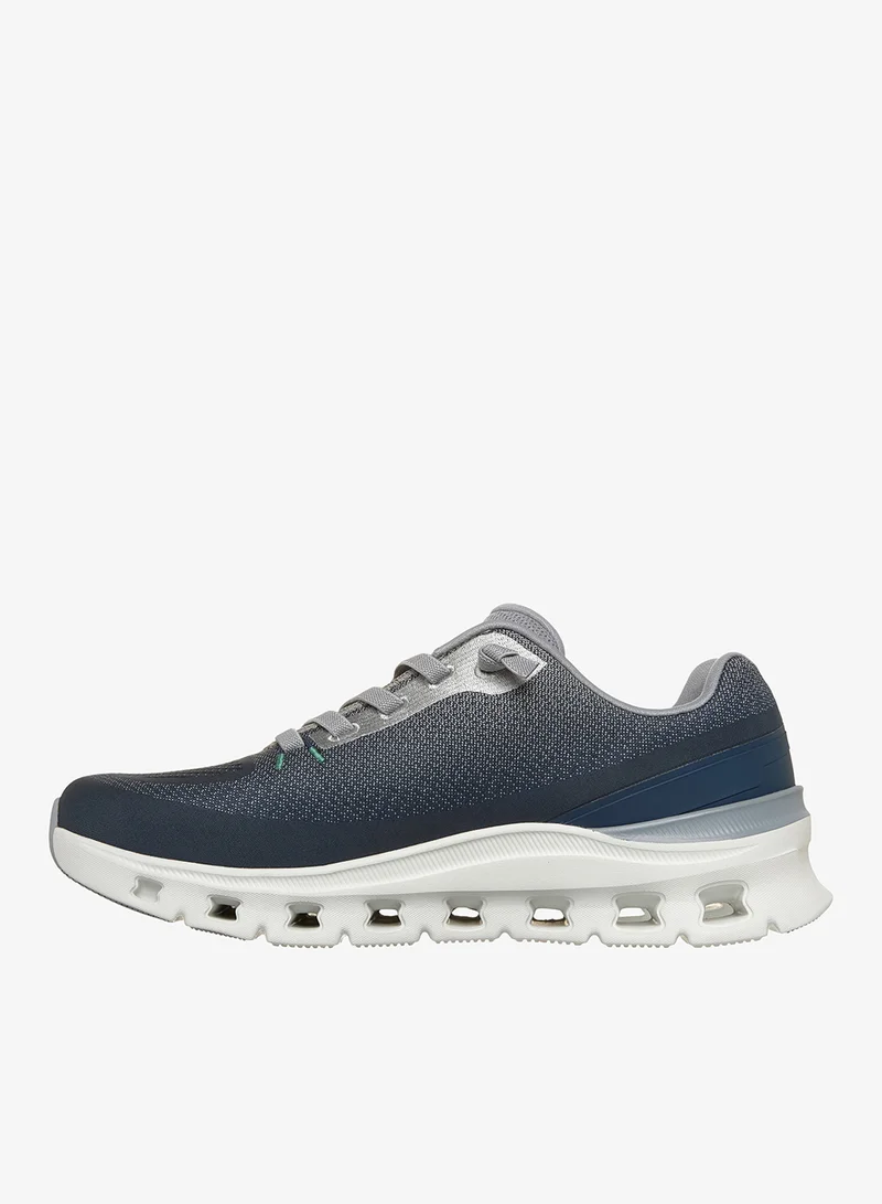 Skechers Navy Knit/Synthetic/Gray Trim Glide-Step Pro for Men | Best Price UAE