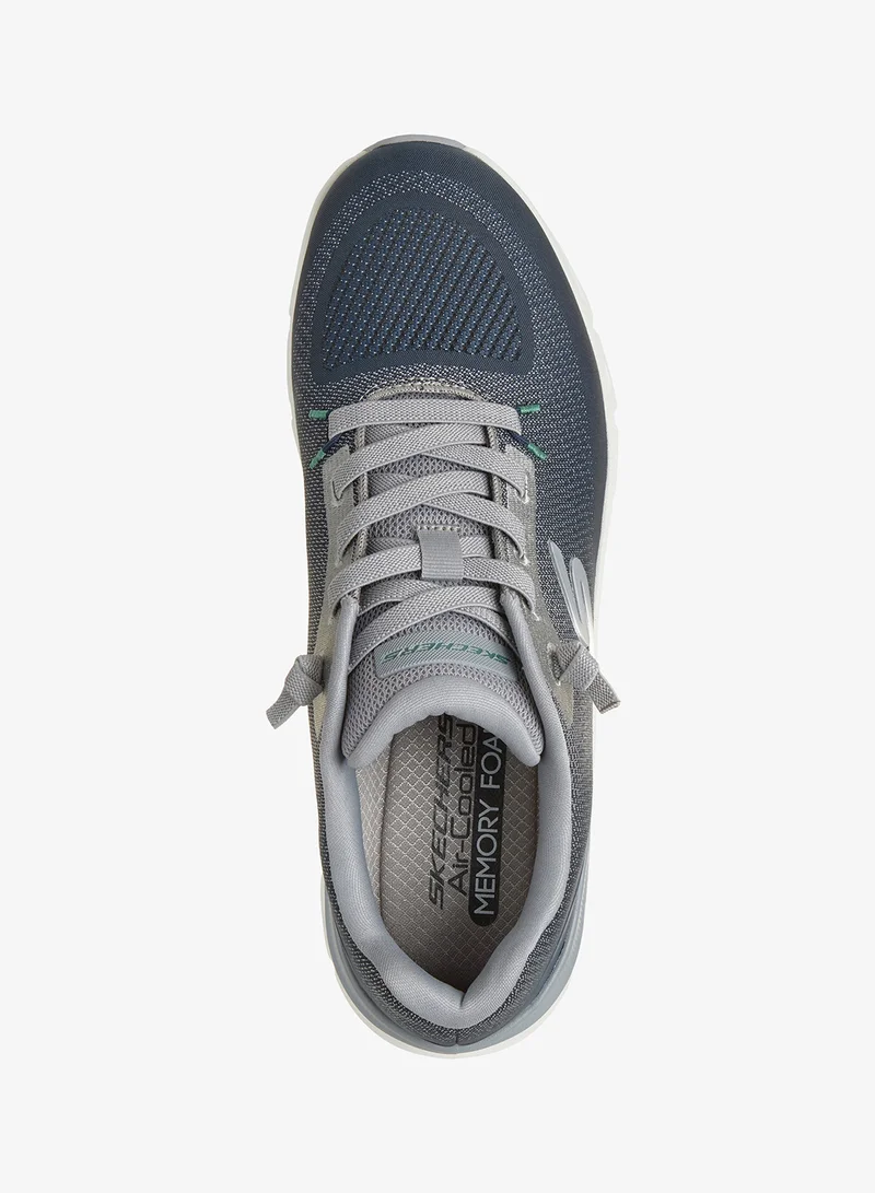 Skechers Navy Knit/Synthetic/Gray Trim Glide-Step Pro for Men | Best Price UAE