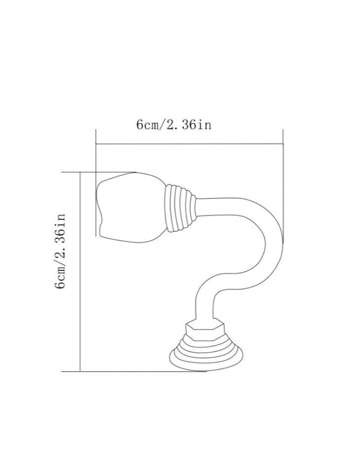 Zeenah Furniture 2 Pieces Clear Crystal Rose Flower Wall Mounted Curtain Holdbacks Hooks Tassel Curtain Hook - Image 2