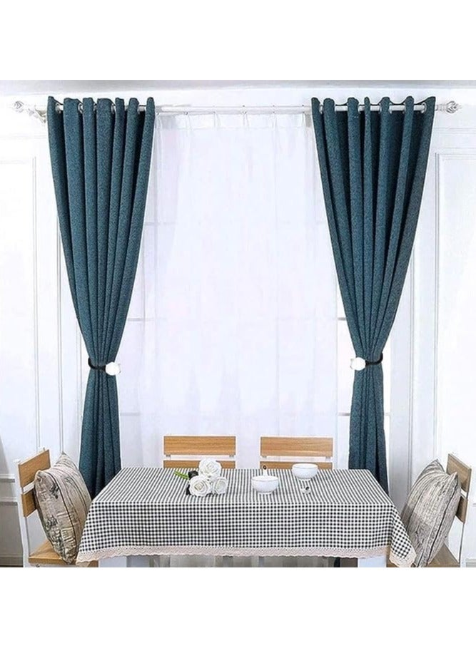 Zeenah Furniture 2 Pieces Clear Crystal Rose Flower Wall Mounted Curtain Holdbacks Hooks Tassel Curtain Hook - Image 4