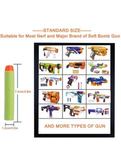 AMOSTING Refill Darts 100Pcs Bullet For Nerf Nstrike Elite 2.0 Zombie Strike Rebelle Green With Storage Bag  - Image 5