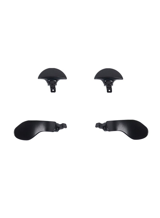 Original PS5 Edge Elite Handle Paddle Metal Back Key PS5 Elite Handle Color Replacement Paddle 4psc-Product Color:Black