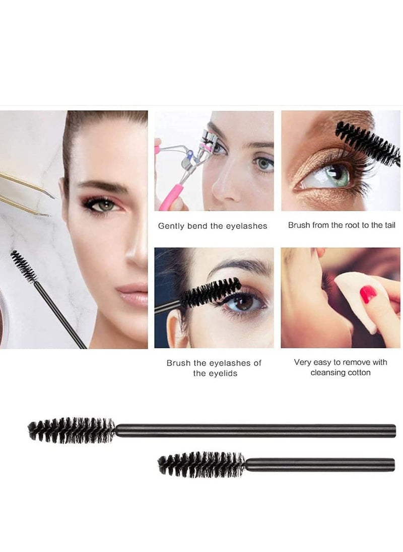 Generic - 200 Pcs Makeup Applicator Tools Set with 100 Lip Wands and 100 Mascara Wands for Eyelash and Eyebrow Application - Image 1