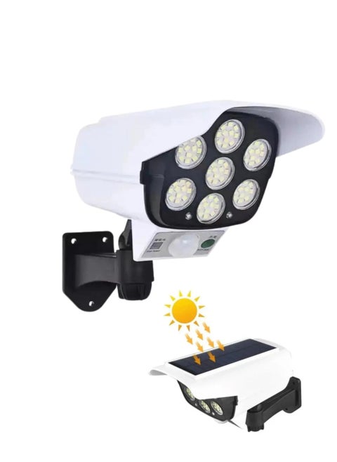 Solar-powered outdoor LED lamp