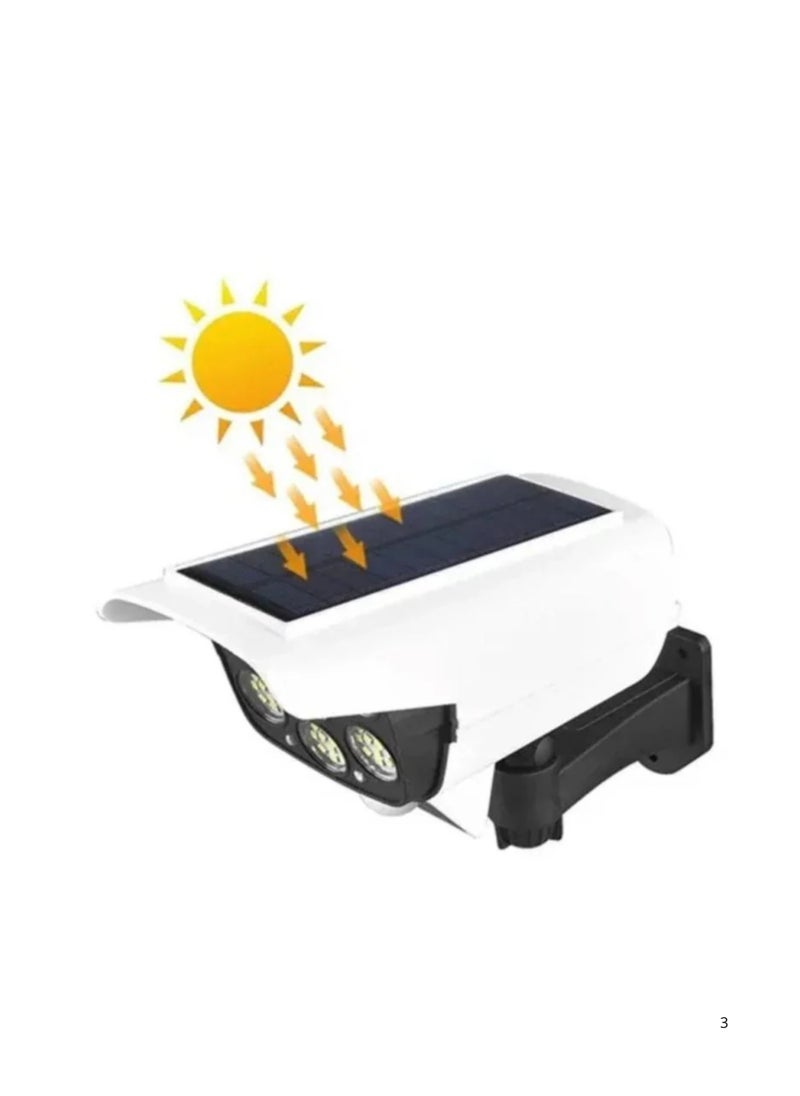 Solar-powered outdoor LED lamp