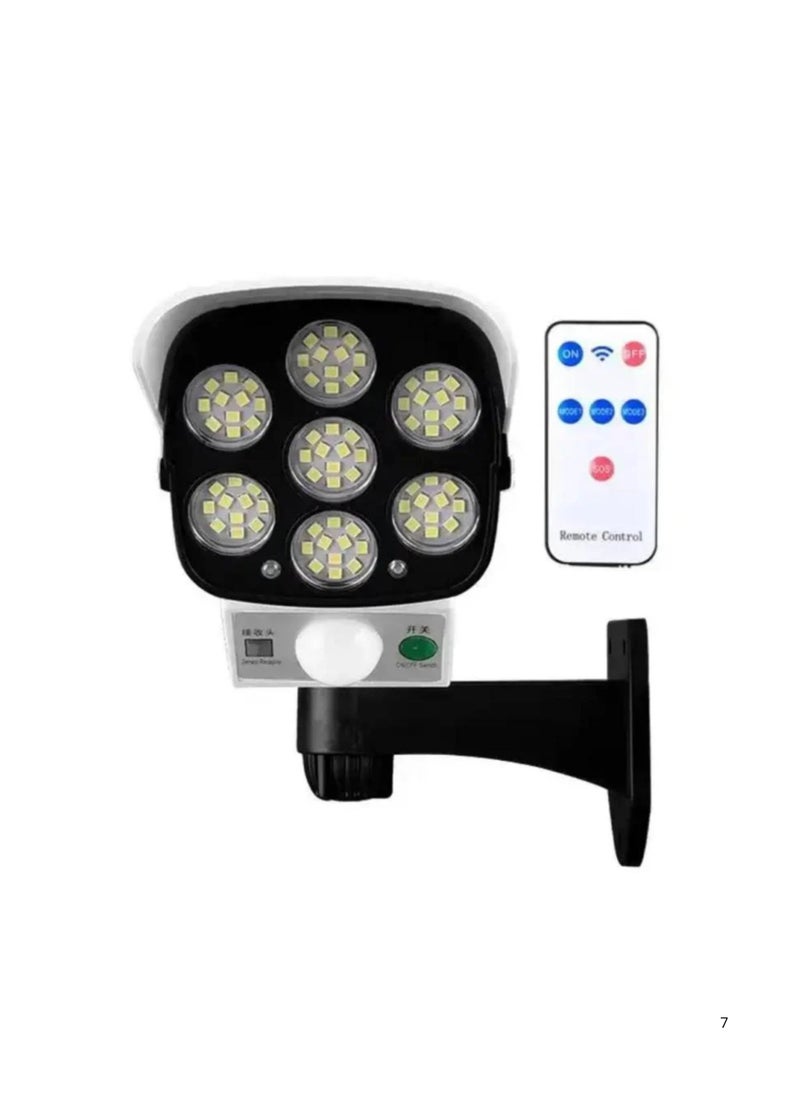 Solar-powered outdoor LED lamp