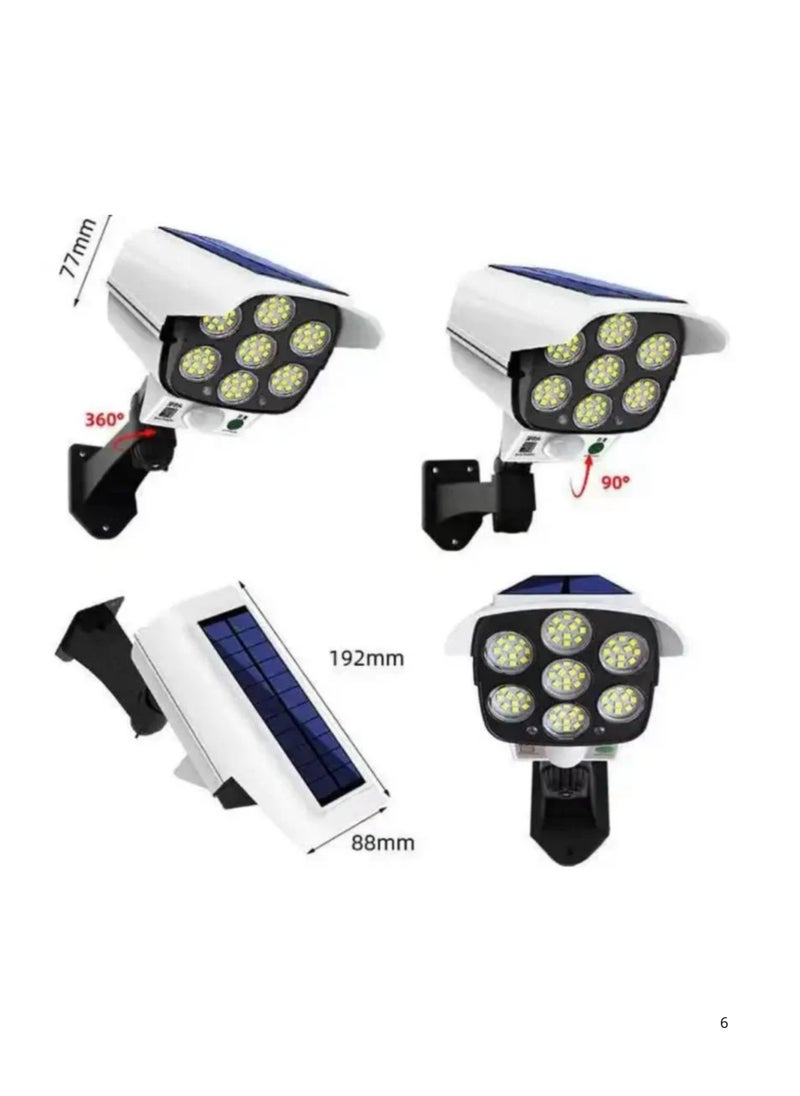 Solar-powered outdoor LED lamp