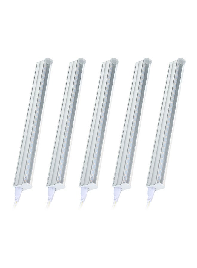 NIBEMINENT 5 Piece LED Grow Light Strips For Plants Set White 35x10x25centimeter  - Image 1
