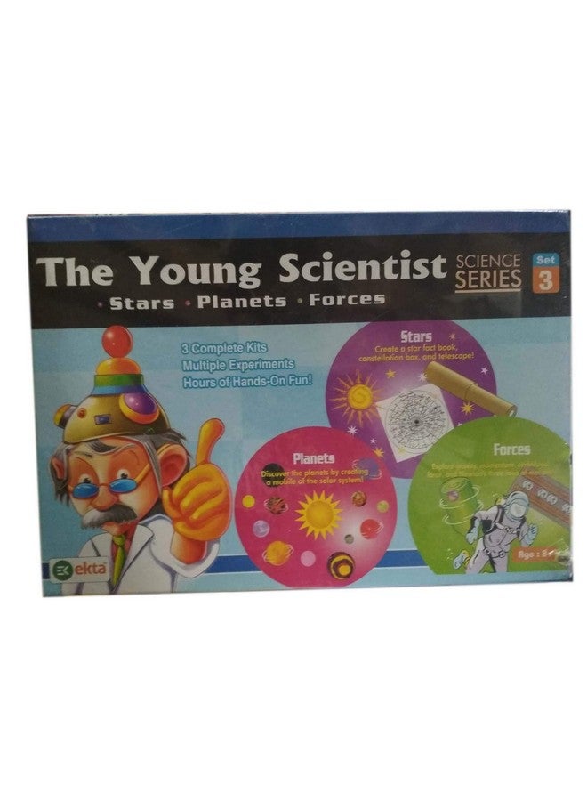 إيكتا مجموعة أدوات العلوم من سلسلة إكتا: العالم الشاب، مجموعة من 3 أجزاء، النجوم والكواكب والقوى، تعلم العلوم بالطريقة السهلة - Image 1