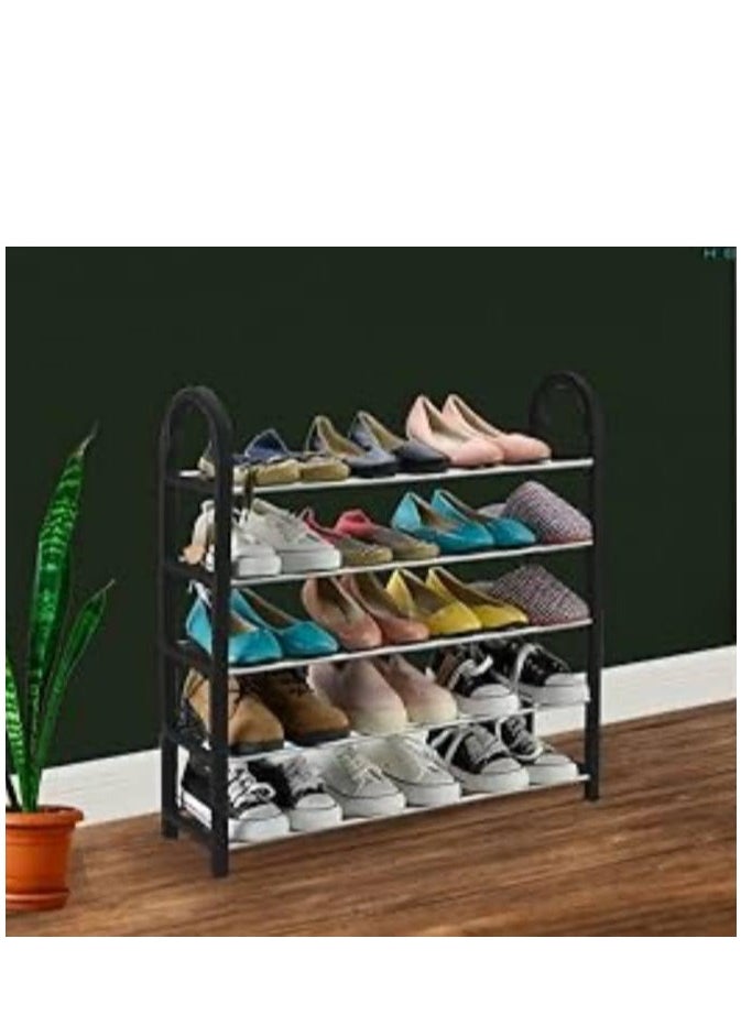 Generic - 5-Tier Shoe Organizer for Entryway – Durable Steel Rack with Large Capacity (Holds 12-16 Pairs) - Image 1