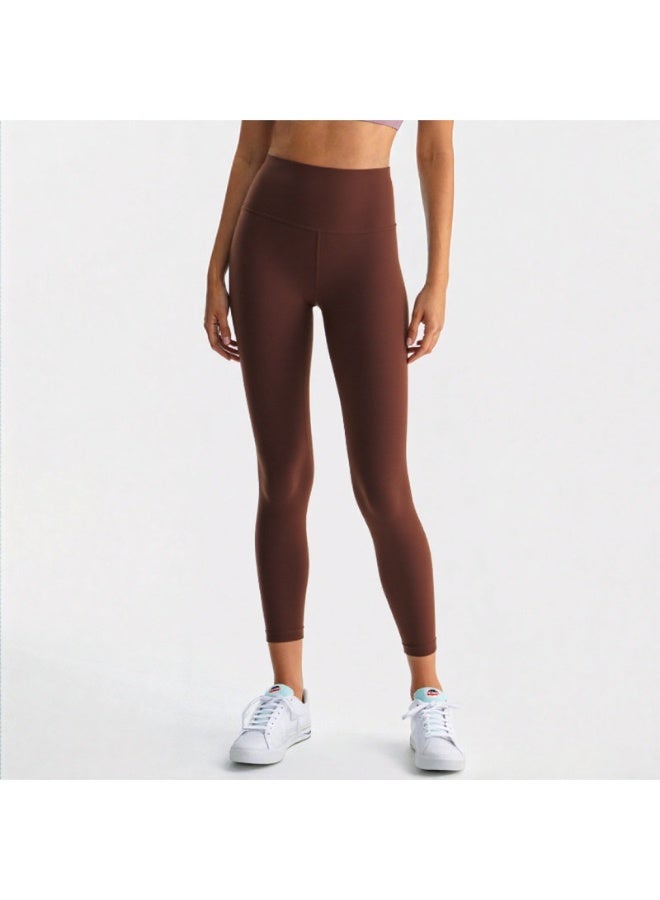 NIBEMINENT Essential/Pure&Plain 7/8 Leggings, High Waisted Compression Soft Pants Workout Athletic Yoga Pants 24" - Image 2