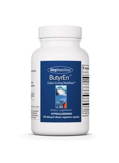 Allergy Research Group Butyren Butyric Acid Colon Lining Nutrition 100 Delayed Release Capsules  - Image 1