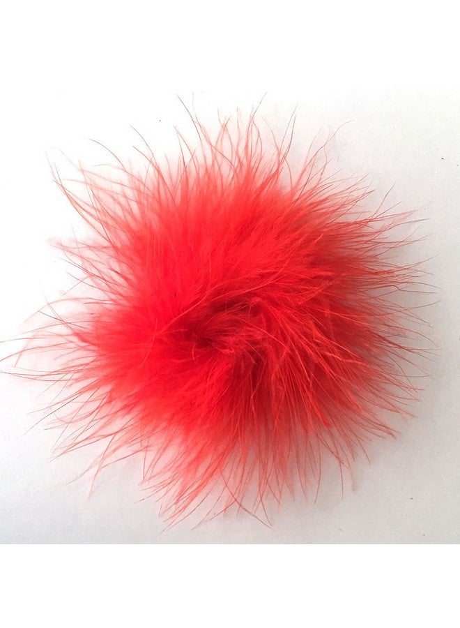 Yazon Marabou Feather Puffs DIY Crafting Feathers Circle Assorted Feathers Flower For Craft Headbands Making 18pcs - Image 4