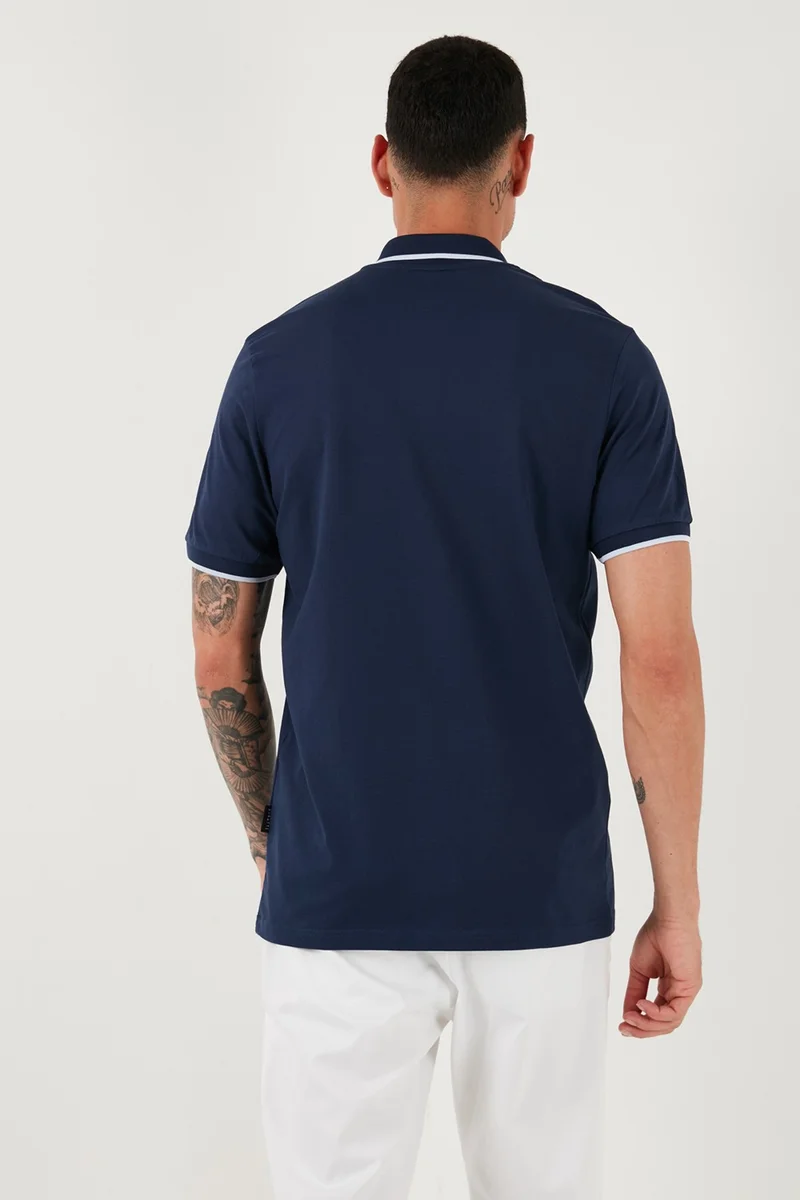 Buratti Cotton Regular Fit Polo Neck T Shirt Men's Polo Neck T Shirt 5902063