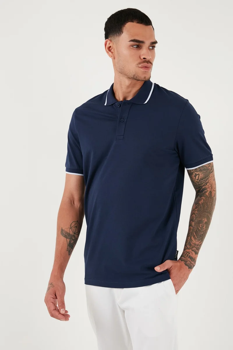 Buratti Cotton Regular Fit Polo Neck T Shirt Men's Polo Neck T Shirt 5902063