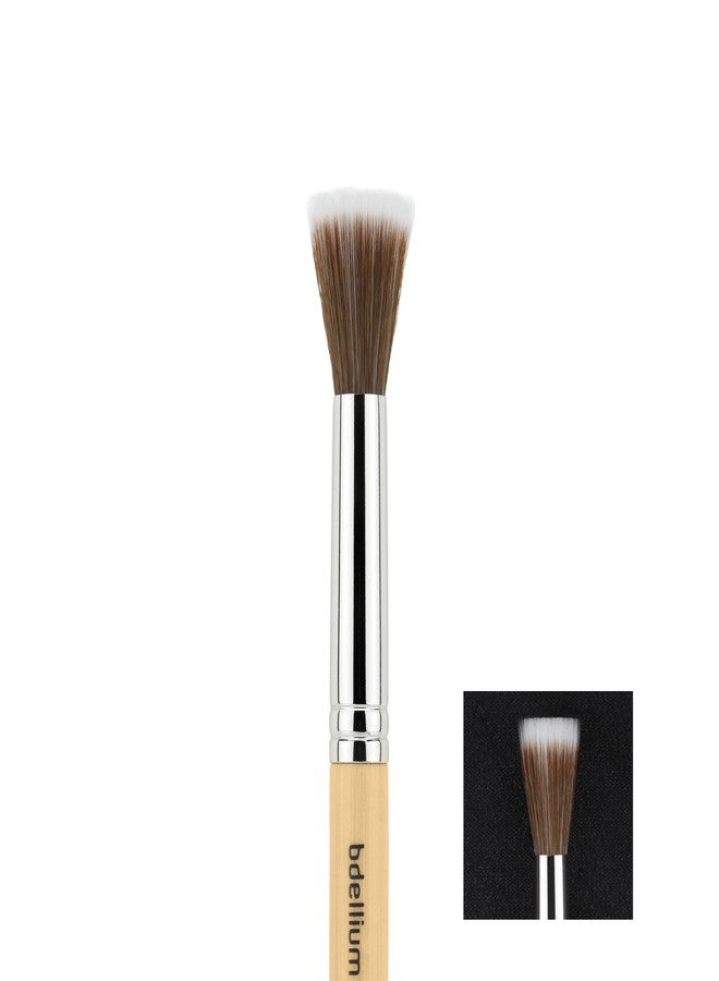 Bdellium Tools Professional Makeup Brush - Special FX Series 193 Small Stippling - With Soft Synthetic Fibers, For Airbrushed Finish (Bamboo, 1pc) - Image 2