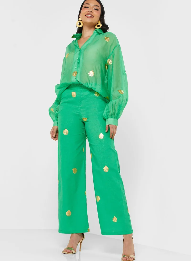 Never fully Dressed High Waist Flared Pants
