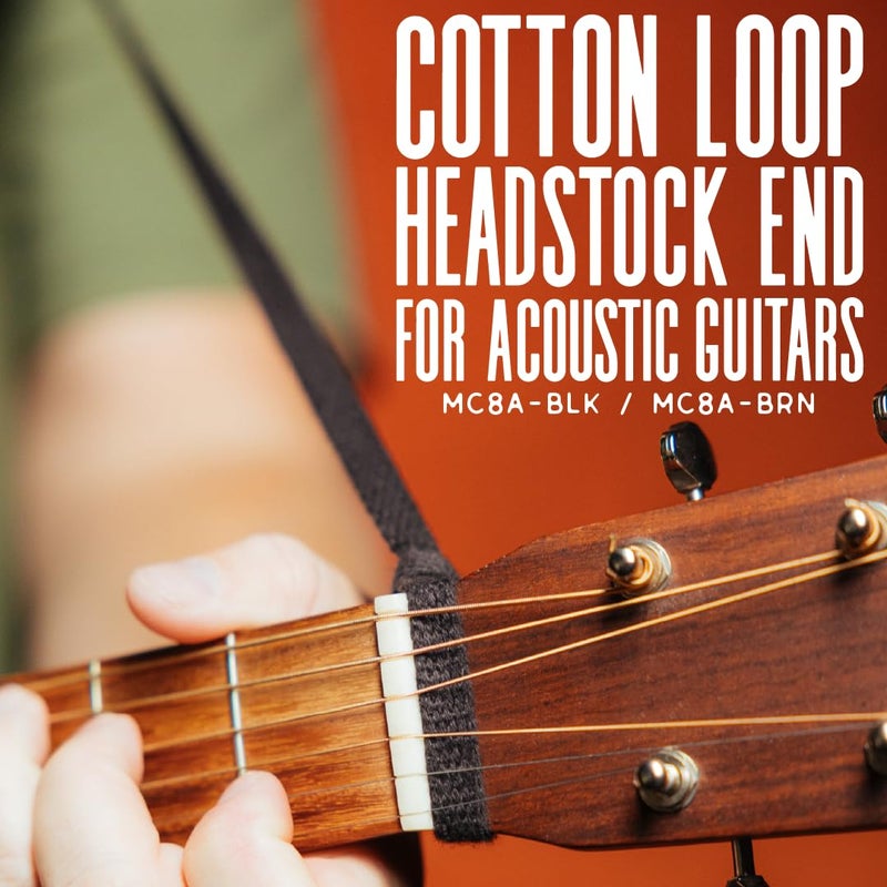 Levy's Leathers MC8A-BRN Cotton Guitar Strap - Image 4