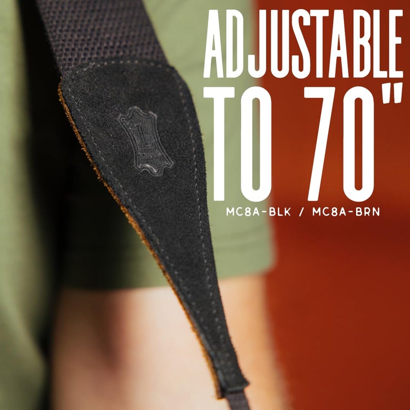 Levy's Leathers MC8A-BRN Cotton Guitar Strap - Image 3