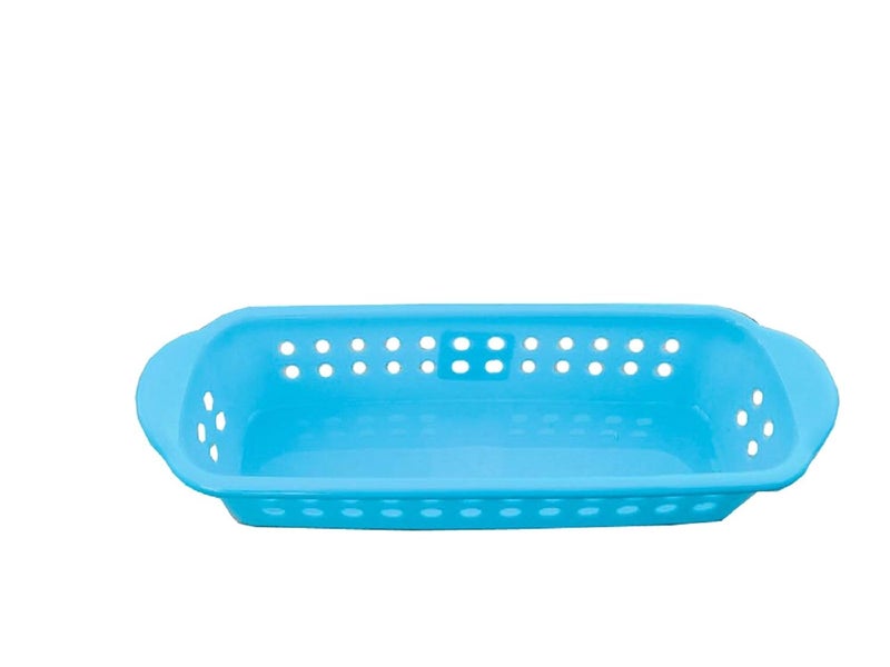 Kuber Industries Plastic Basket Storage Box Set (Multicolour, Plast12), 3 Piece,Standard - Image 3