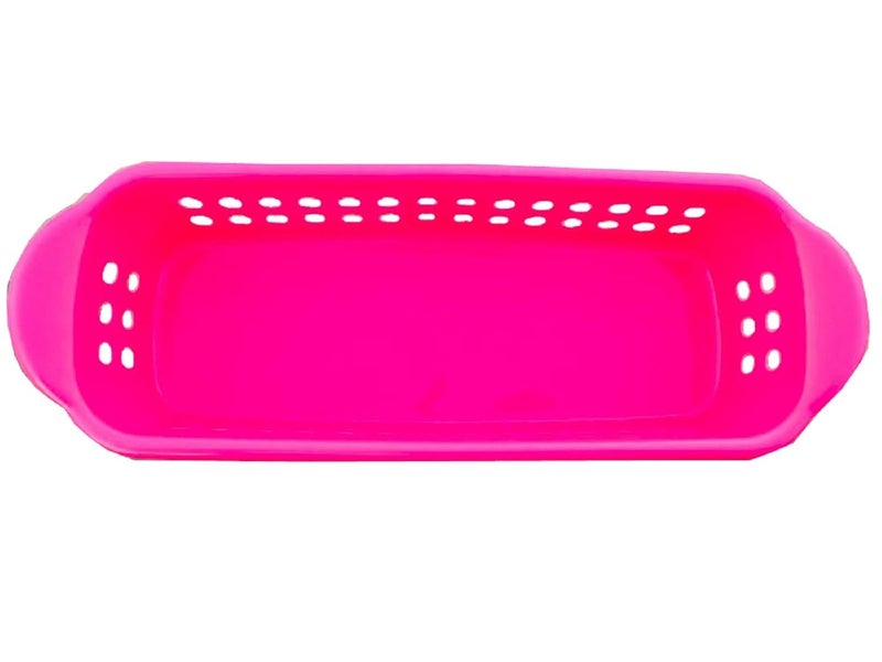 Kuber Industries Plastic Basket Storage Box Set (Multicolour, Plast12), 3 Piece,Standard - Image 2