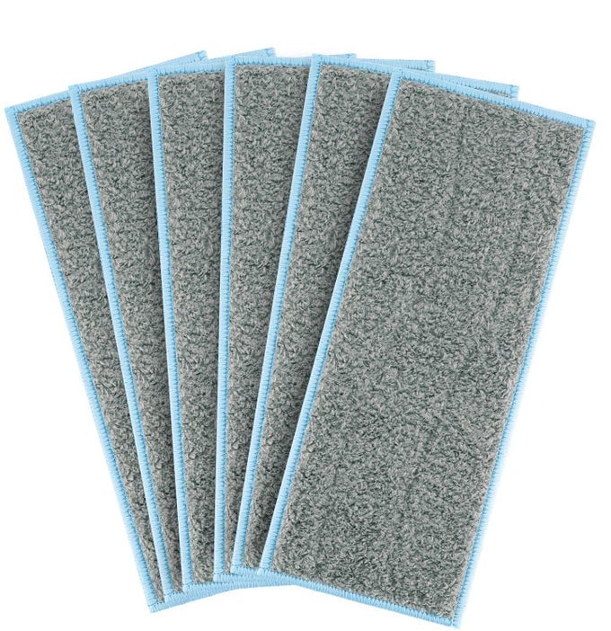 M6 WET MOPPING PADS WASHABLE COMPATIBLE WITH BRAAVA JET M SERIES REUSABLE WET PADS FOR IROBOT BRAAVA JET M6 6110 6012 6112 6113 PACK OF 6