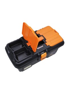 Taparia Taparia PTB16 Compact Plastic Tool Box with Organizer (Orange and Black)  - Image 4