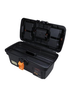 Taparia Taparia PTB16 Compact Plastic Tool Box with Organizer (Orange and Black)  - Image 2