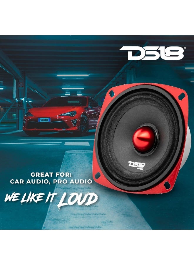 DS18 PRO-X4.4BM PRO Series Midrange Bullet Loudspeaker - Set of 1-4" - Image 4