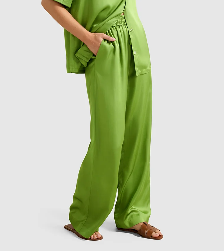 فورايفر نيو Jenna Drawstring Wide Leg Pant