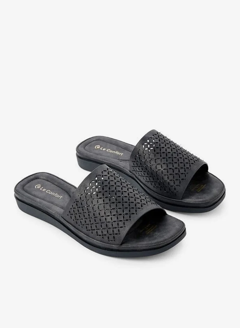 لو كونفورت Women Embellished Slip-On Sandals