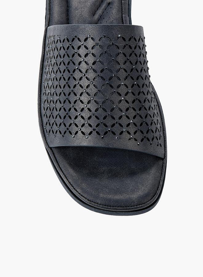 Le Confort Women Embellished Slip-On Sandals - Image 4