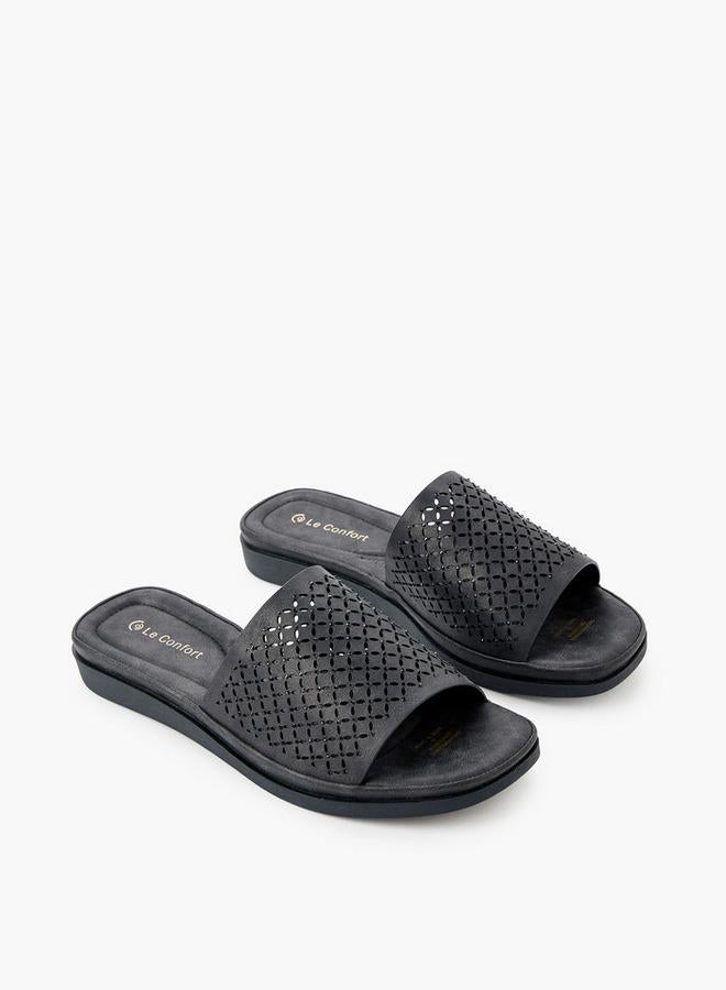 Le Confort Women Embellished Slip-On Sandals - Image 1