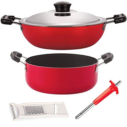 Nirlon Non-Stick Stain Free Non-Toxic 4 Piece Kitchen Cooking Utencils Gift Set with Bakelite Handle - Image 1