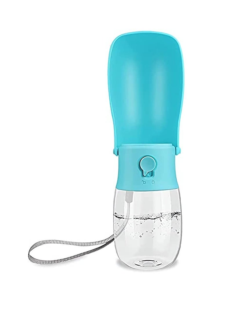 Dog Water Bottle - Foldable Dog Water Dispenser for Walking, Portable Pet Water Bottle for Travel, BPA Free Water Bottle for Cat, Rabbit,Puppy and Other Animals(10 Oz) - Image 1