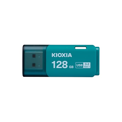 KIOXIA TransMemory U301 128GB USB 3.2 Gen 1 Flash Drive - High-Speed, Compact, Portable Storage Solution with 5-Year Warranty (Blue) - Image 1