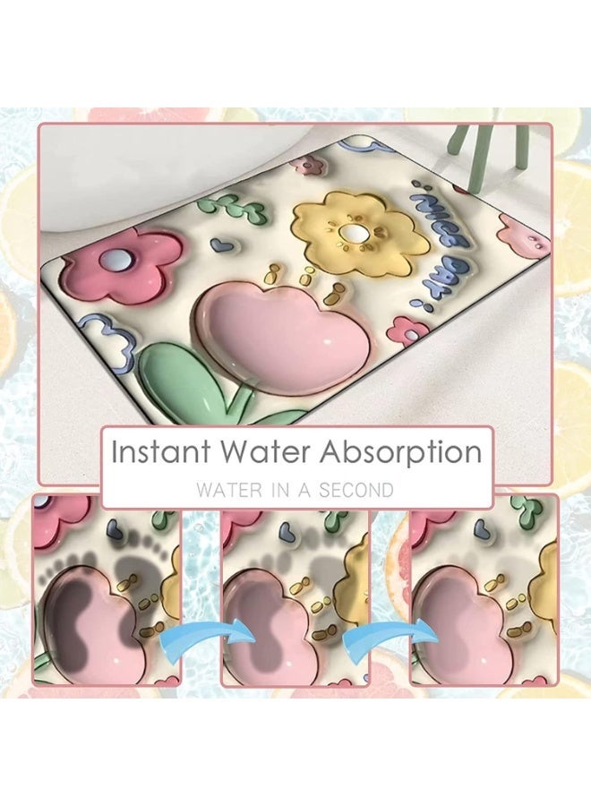 Cartoon-themed bath mats, 3D mats, soft and cute bath mats, non-slip mats, water-absorbent, quick-drying, available in various shapes and colors. - Image 3