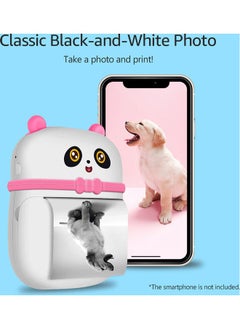 NIBEMINENT Mini BT Pocket Printer White/Pink  - Image 2
