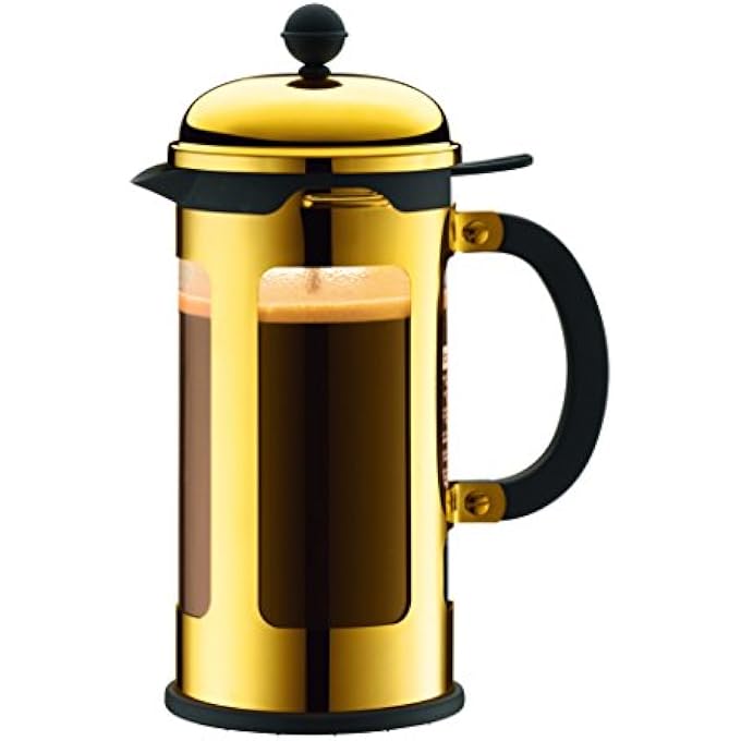 bodum 1117217 Chambord Coffee Maker 8 Cups Gold - Image 1