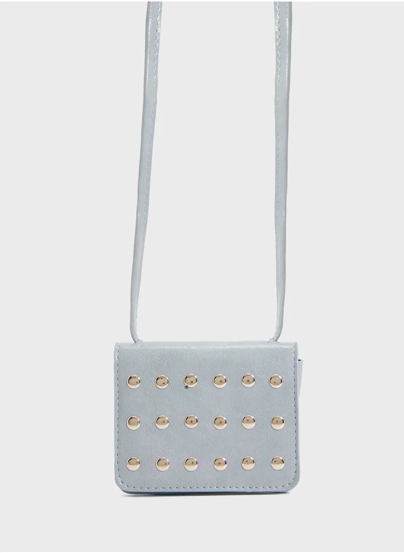 جينجر Studded Crossbody Bag
