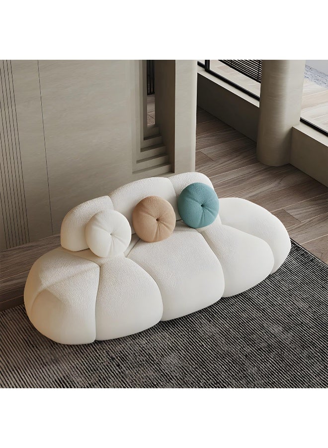 Comfynest Contemporary Armless Sofa Wool Cloud  - Image 4
