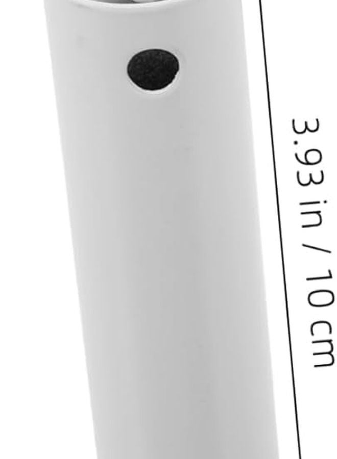 Mikikit 2 قطعة قضبان تمديد مروحة سقف بيضاء قطع غيار بديلة متينة وقوية - Image 3